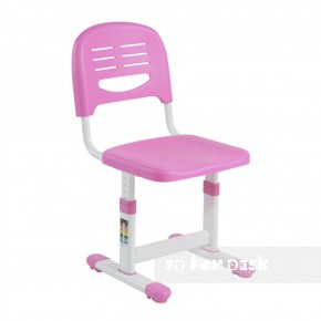 Комплект парта + стул трансформеры Cantare Pink в Новоуральске - novouralsk.mebel-74.com | фото