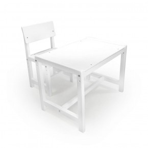 Детский растущий комплект стол и стул Я САМ "Лофт" (Белый, Белый) в Новоуральске - novouralsk.mebel-74.com | фото