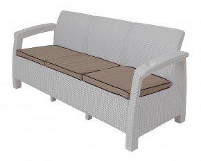 Диван Yalta Premium Sofa 3 Set (Ялта) белый (+подушки под спину) в Новоуральске - novouralsk.mebel-74.com | фото