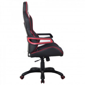Кресло компьютерное BRABIX Nitro GM-001 (ткань/экокожа) черное, вставки красные (531816) в Новоуральске - novouralsk.mebel-74.com | фото