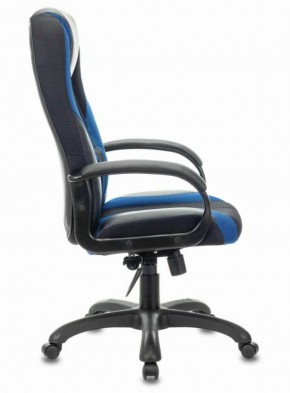 Кресло компьютерное BRABIX PREMIUM "Rapid GM-102" (экокожа/ткань, черное/синее) 532106 в Новоуральске - novouralsk.mebel-74.com | фото