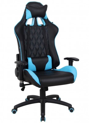 Кресло компьютерное BRABIX "GT Master GM-110" (черное/голубое) 531928 в Новоуральске - novouralsk.mebel-74.com | фото