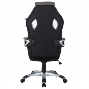 Кресло компьютерное BRABIX Techno GM-002 (ткань) черное/серое, вставки белые (531815) в Новоуральске - novouralsk.mebel-74.com | фото