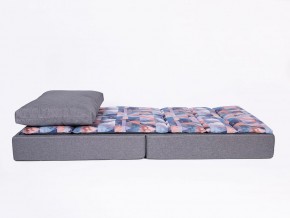 Кресло-кровать бескаркасное Харви (коричневый-квадро беж) в Новоуральске - novouralsk.mebel-74.com | фото