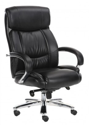 Кресло офисное BRABIX "Direct EX-580" (хром/рециклированная кожа/черное) 531824 в Новоуральске - novouralsk.mebel-74.com | фото