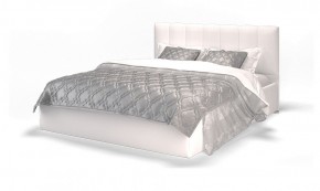 Кровать Элен 1600 + основание с ПМ (Vega white) белый в Новоуральске - novouralsk.mebel-74.com | фото