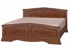 ЕЛЕНА Кровать из массива 1800 (Орех) в Новоуральске - novouralsk.mebel-74.com | фото