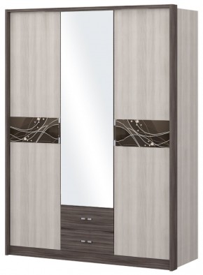 Шкаф 3-х дверный с зеркалом Шк68.2 МС Николь в Новоуральске - novouralsk.mebel-74.com | фото