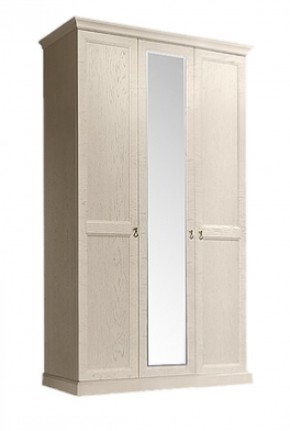 Шкаф 3-х дверный (с зеркалом) для платья и белья Венеция дуб седан (ВНШ1/3) в Новоуральске - novouralsk.mebel-74.com | фото