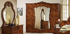 Шкаф 5-и дверный с зеркалами (20.145) Тициана (орех) в Новоуральске - novouralsk.mebel-74.com | фото