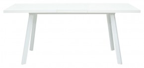 Стол ФИН 120 Белый, стекло/ Белый каркас М-City в Новоуральске - novouralsk.mebel-74.com | фото