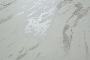 Стол RIETI 200 KL-99 Белый мрамор матовый, итальянская керамика / черный каркас, ®DISAUR в Новоуральске - novouralsk.mebel-74.com | фото